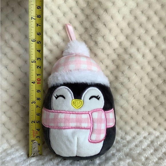 Squishmallow Luna Penguin in pink hat Stuffed animal plush toy - Picture 5 of 7